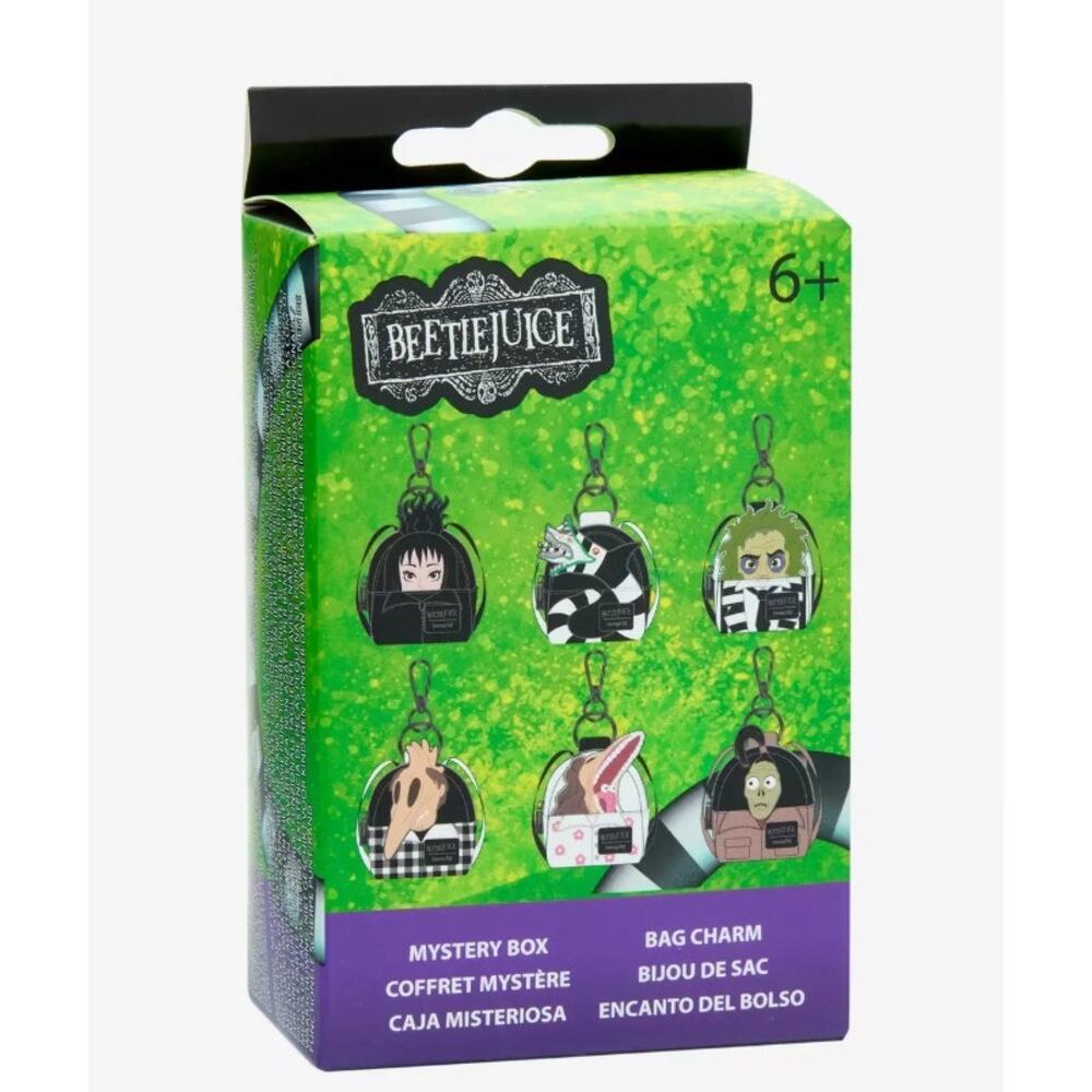 Loungefly Beetlejuice Characters Blind Box Mini Backpack Keychain | NIB